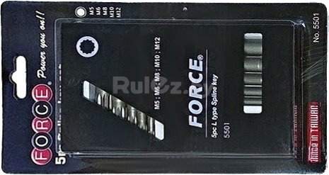 Набор ключей Force 5501 (5 предметов)