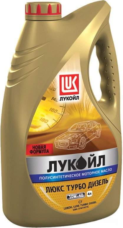 Моторное масло Лукойл Люкс Турбо Дизель API CF 10W-40 4л