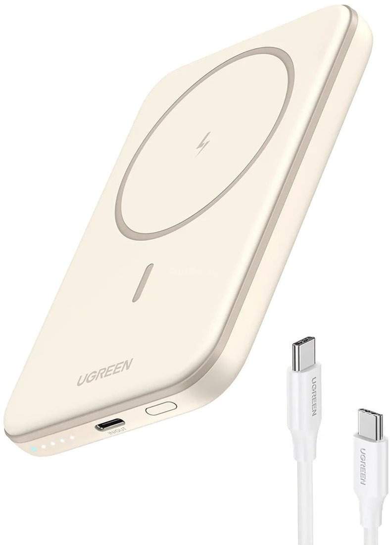 Внешний аккумулятор Ugreen PB560 5000mAh (бежевый)