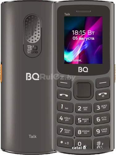 Кнопочный телефон BQ-Mobile BQ-1862 Talk (серый)