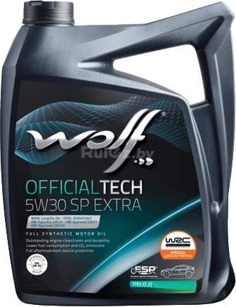 Моторное масло Wolf OfficialTech 5W-30 SP Extra 4л