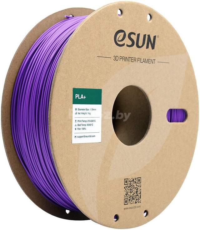 Филамент eSUN PLA+ PLA+175Z5B1 (1.75 мм, 5 кг, фиолетовый)