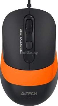 Мышь A4Tech Fstyler FM10 (черный/оранжевый)