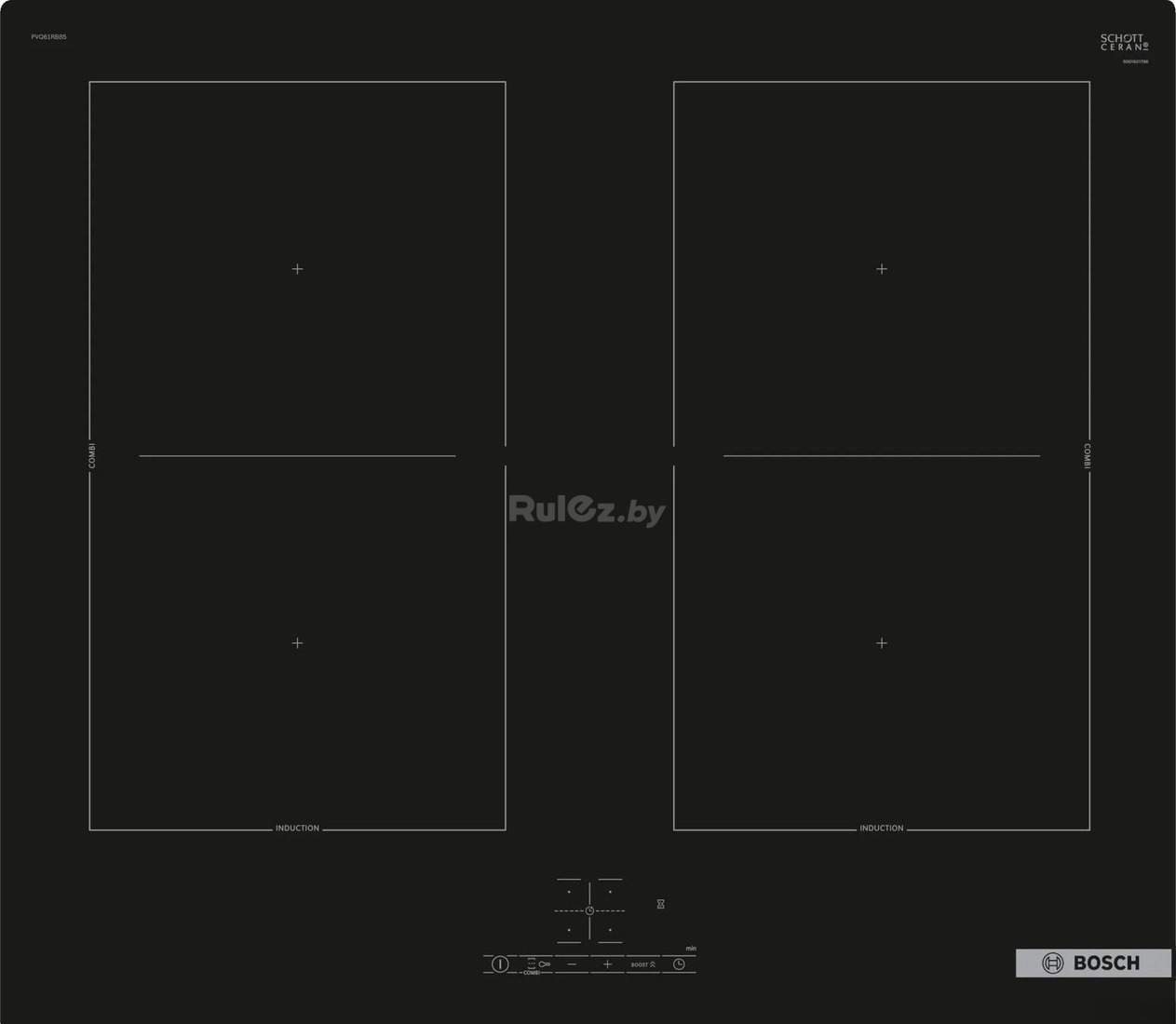 Варочная панель Bosch Serie 4 PVQ61RBB5E