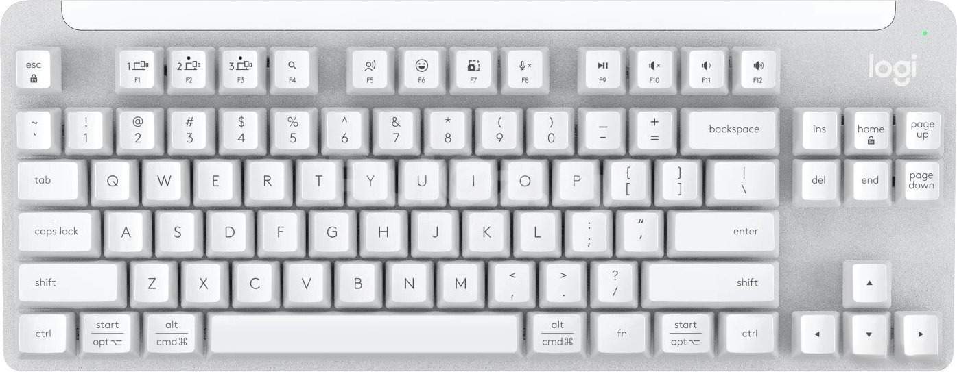 Клавиатура Logitech K855 920-011071 (серебристый, с гравировкой)