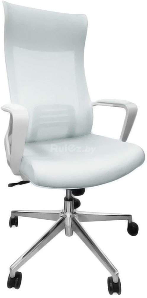 Офисное кресло SitUp Record White Chrome (Light Grey)