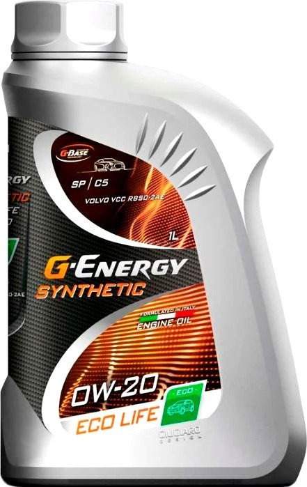 Моторное масло G-Energy Synthetic Eco Life 0W-20 API SP ACEA C5 1л