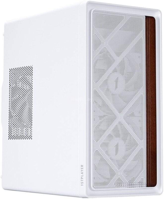 Корпус 1stPlayer WD1 WD1-WH-3F-W (белый)