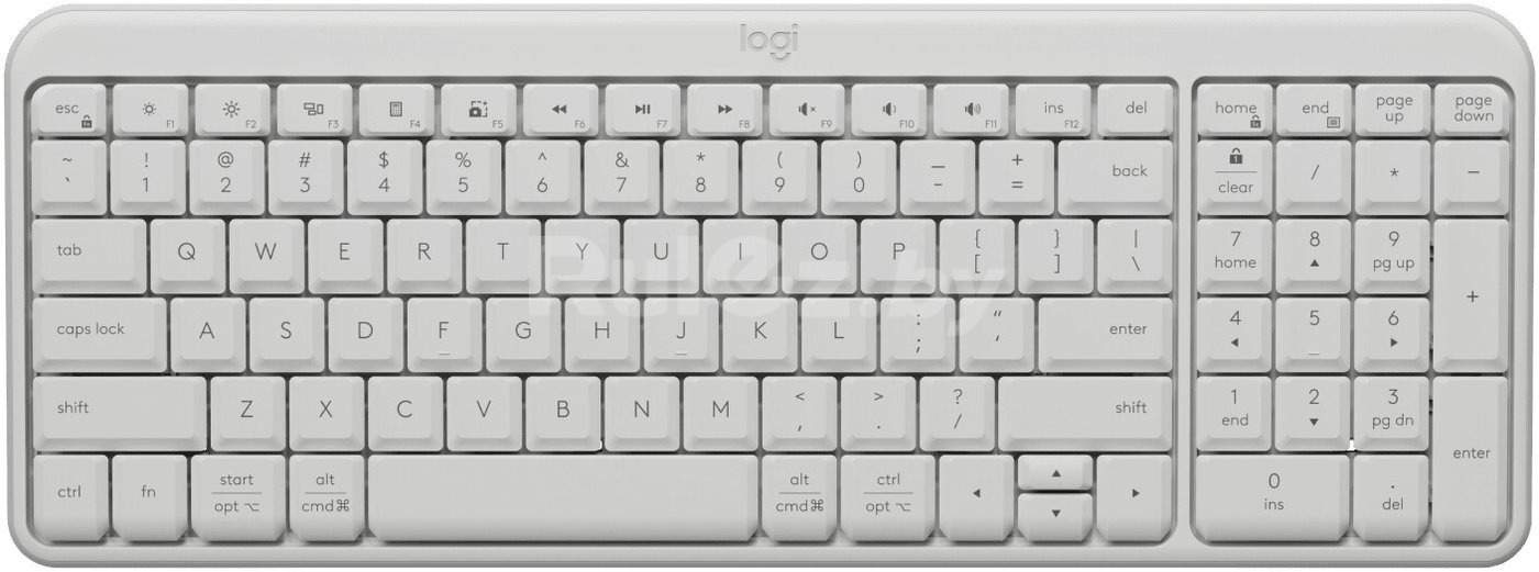 Клавиатура Logitech K251 Compact Bluetooth Wireless Keyboard 920-013364 (белый, нет кириллицы)