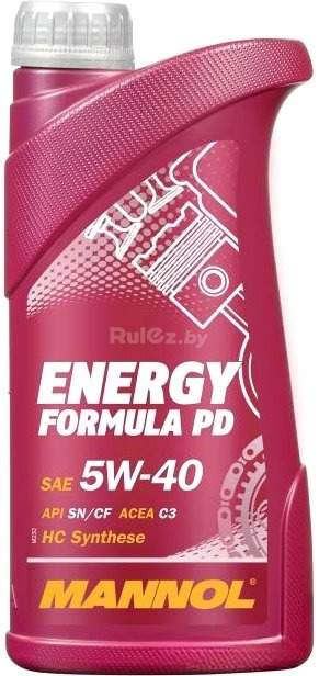 Моторное масло Mannol Energy Formula PD 5W-40 1л