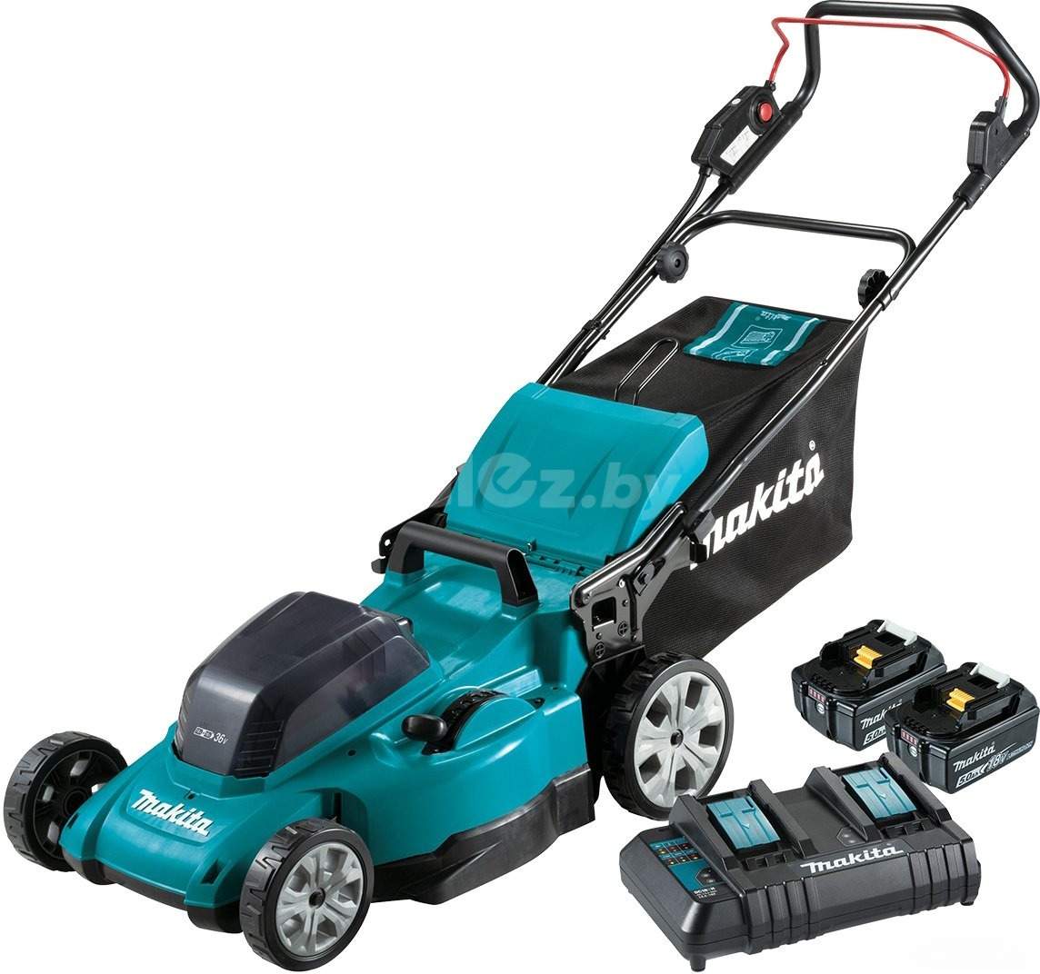 Газонокосилка аккумуляторная Makita DLM480CT2 (с 2-мя АКБ)