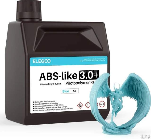 Фотополимер Elegoo ABSlike V3.0+ 2кг (синий)