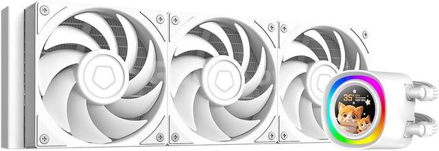 Система жидкостного охлаждения для процессора ID-Cooling FX360 LCD PE White