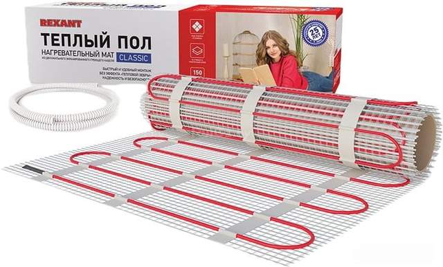 Нагревательные маты Rexant Classic RNX-2.5-375 2.5 кв.м. 375 Вт