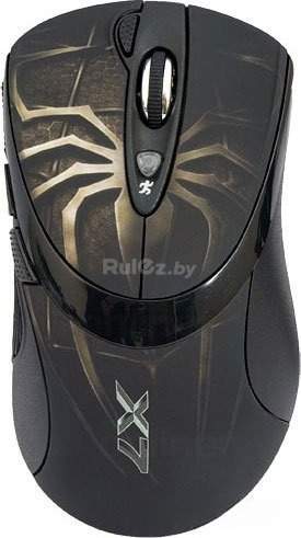 Игровая мышь A4Tech XL-747H (черный/коричневый)