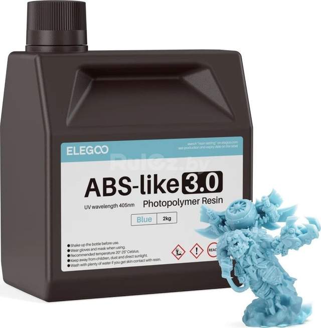 Фотополимер Elegoo ABSlike V3.0 2кг (синий)