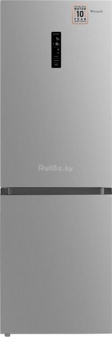Холодильник Weissgauff WRK 185 Total NoFrost Inverter Inox