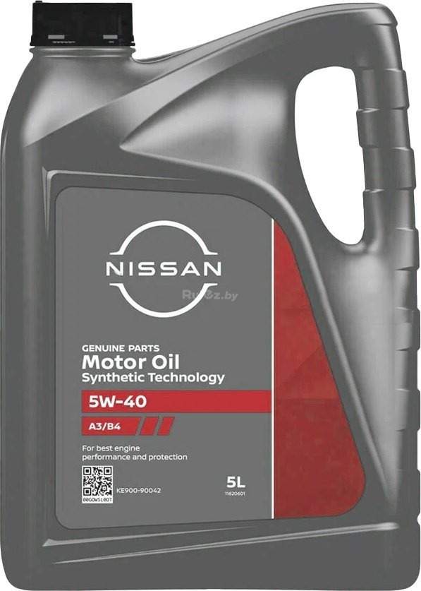 Моторное масло Nissan 5W-40 A3/B4 5л