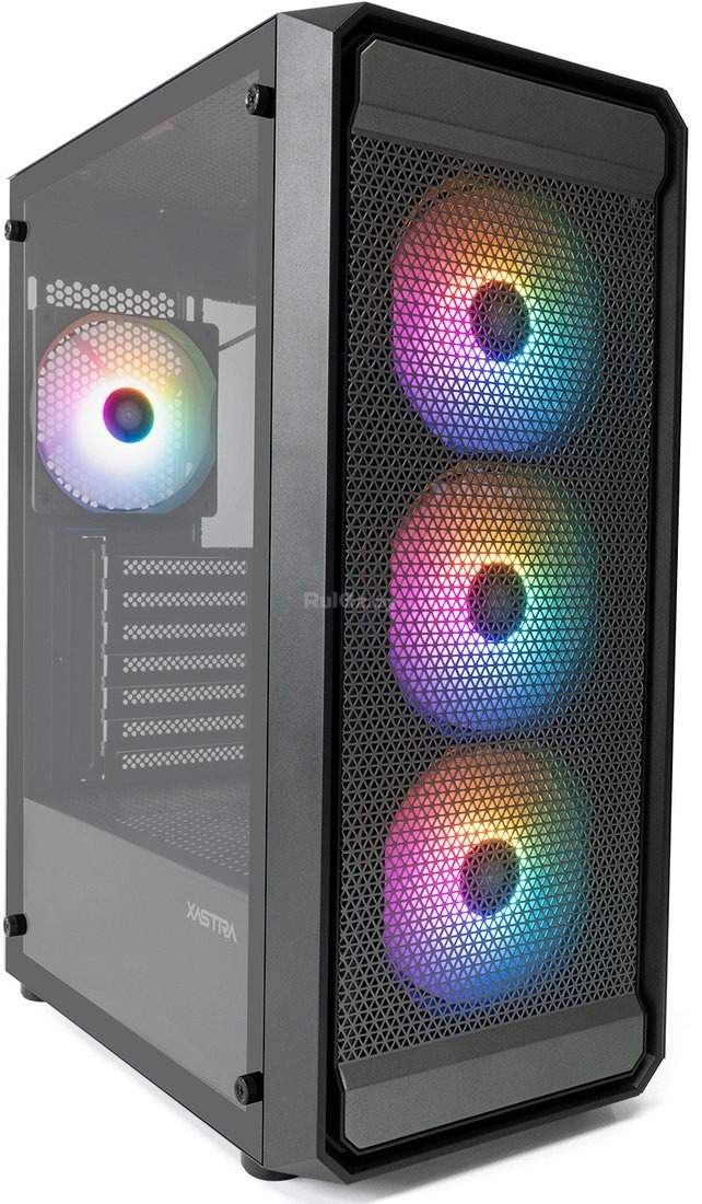 Корпус XASTRA A403 4FRGB (черный)