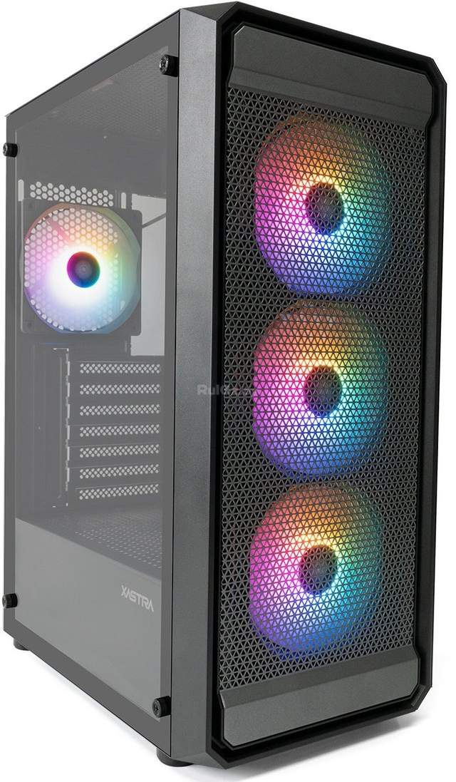 Корпус XASTRA A403 4FRGB (черный)