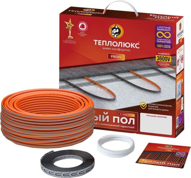 Нагревательный кабель Теплолюкс Profi Roll-225 12.5 м 225 Вт