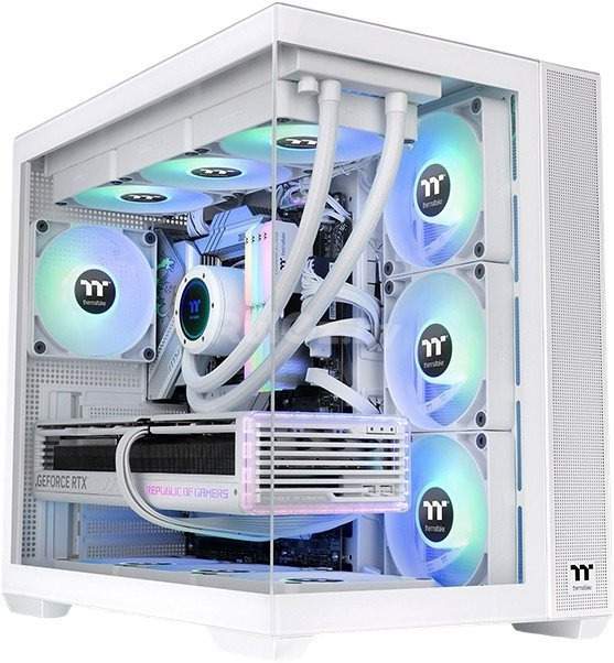 Корпус Thermaltake View 380 TG ARGB Snow CA-1Z2-00M6WN-00