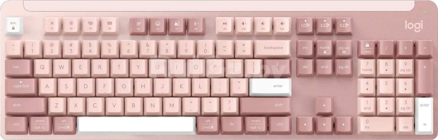 Клавиатура Logitech Signature K865 920-011892 (розовый, нет кириллицы) Logitech Signature K865 920-012185 (розовый, нет кириллицы)