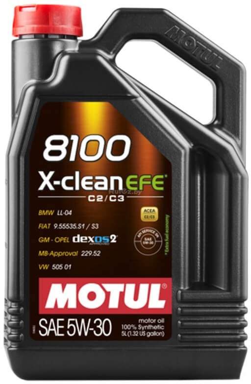 Моторное масло Motul 8100 X-Clean EFE 5W-30 5л