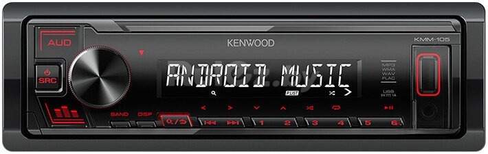 USB-магнитола Kenwood KMM-105
