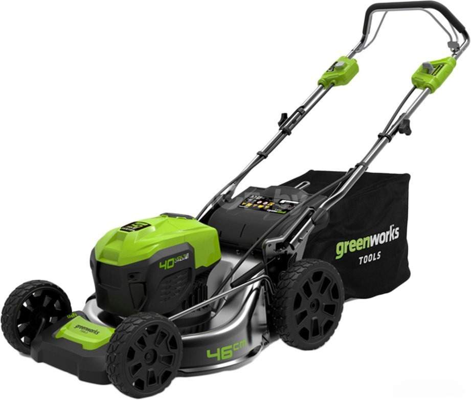 Газонокосилка аккумуляторная Greenworks GD40LM46SP 2506807UB (с 1-им АКБ 4 Ah) Greenworks GD40LM46SPK4 2506807UB (с 1-им АКБ 4 Ah)