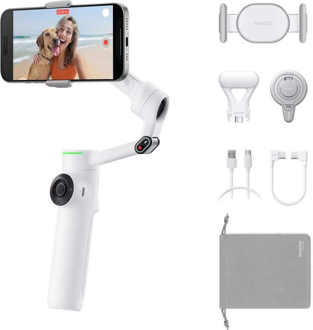Стабилизатор Insta360 Flow 2 Pro Creator Kit (белый)