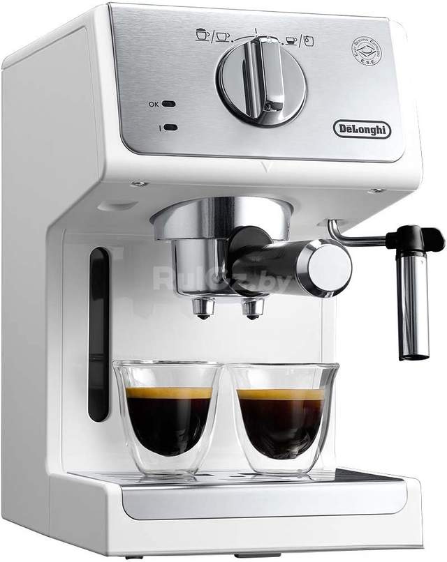 Рожковая помповая кофеварка DeLonghi Active Line ECP 33.21.W
