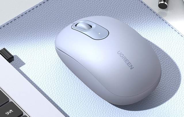 Мышь Ugreen MU105 90671 (светло-синий)