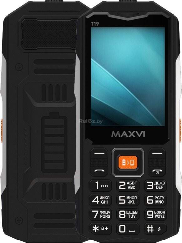 Телефон Maxvi T19 (черный)