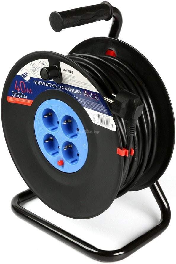 Удлинитель на катушке SmartBuy SBE-16-4-40-Z