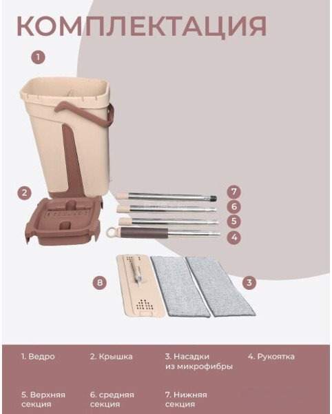 Набор для уборки Skiper MOP-S-10