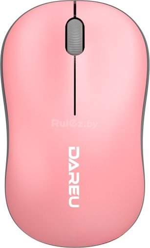 Мышь Dareu LM106G (розовый/серый)