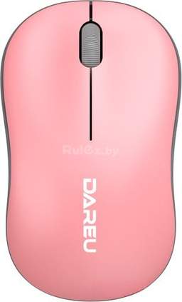 Мышь Dareu LM106G (розовый/серый)