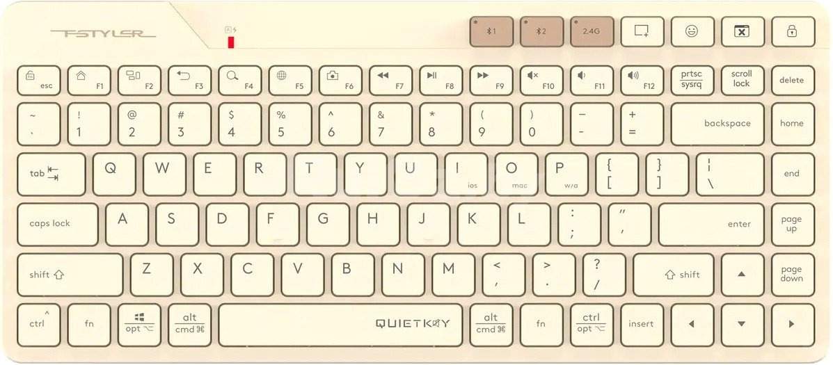 Клавиатура A4Tech Fstyler FBK26C AS (бежевый)
