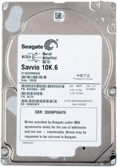 Жесткий диск Seagate Savvio 10K.6 300GB (ST300MM0006)