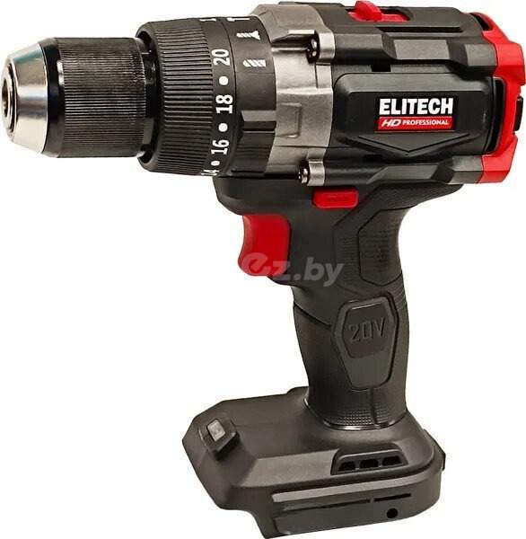 Ударная дрель-шуруповерт ELITECH CD 20BL2 E2201.042.00 (без АКБ)
