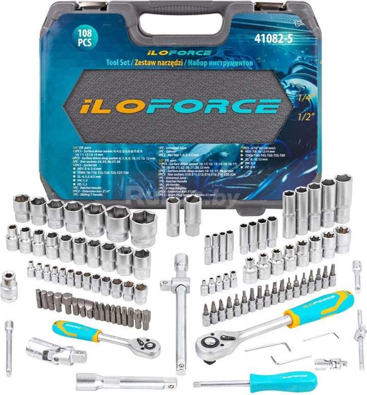 Универсальный набор инструментов ILOforce IF-41082-5(52229)