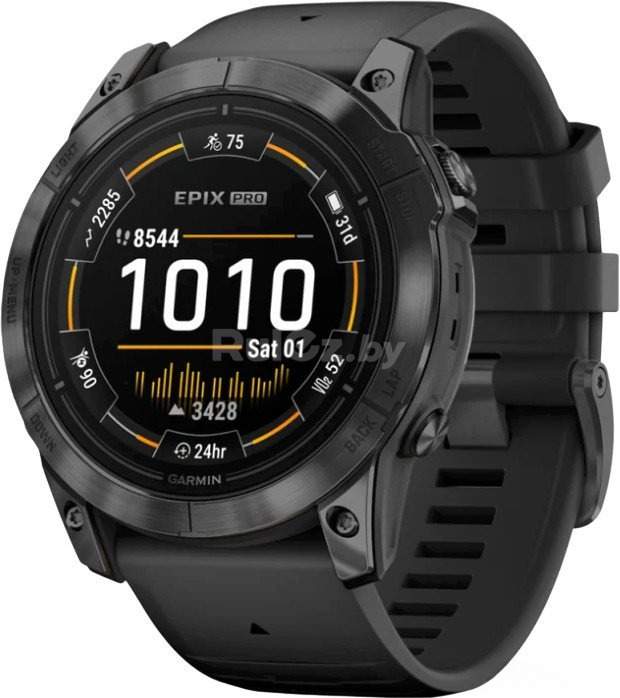 Умные часы Garmin Epix Pro Gen 2 Standard 51 мм (сланцево-серый/черный)