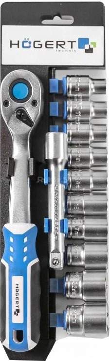 Набор торцевых головок Hogert Technik HT1R332 (12 предметов)
