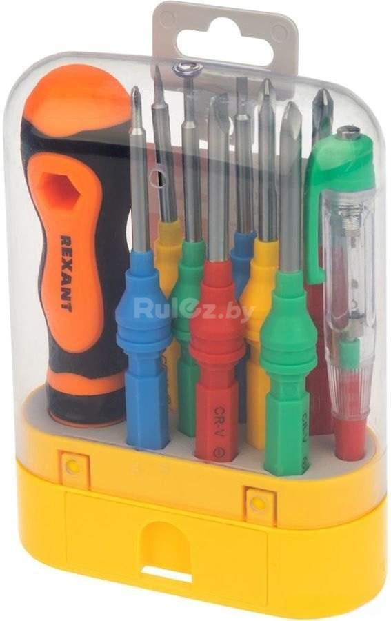 Набор отверток Rexant 12-4777 (10 предметов)
