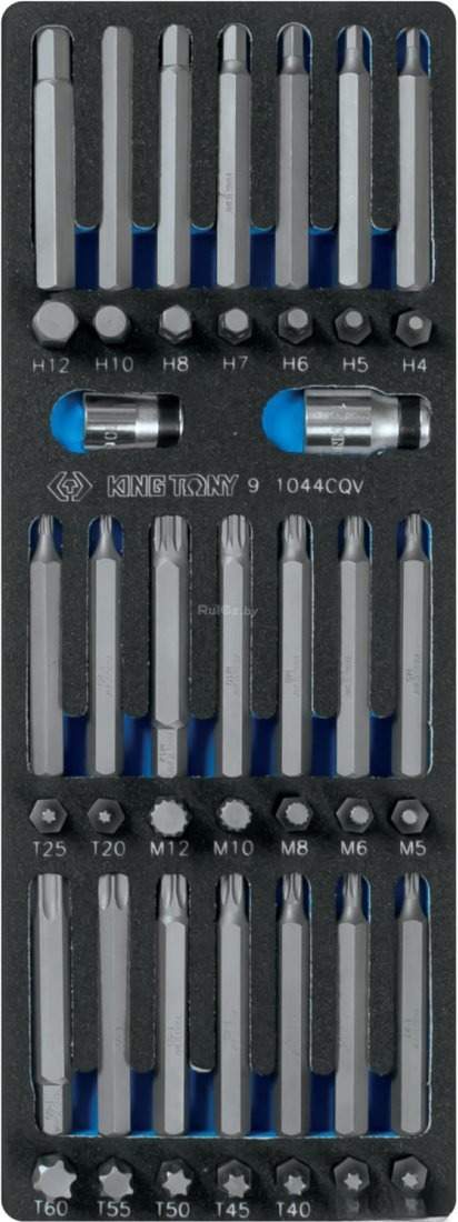 Набор бит King Tony 9-1044CQV