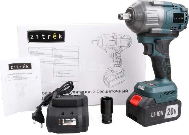 Гайковерт Zitrek Crusher 20 PRO 085-1019 (с 1-им АКБ)