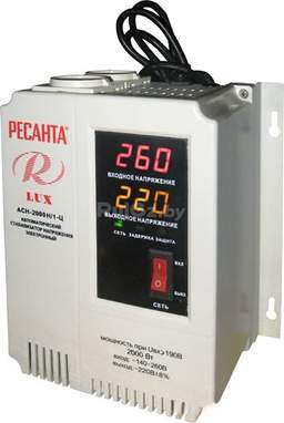 Стабилизатор напряжения Ресанта Lux АСН-2000Н/1-Ц
