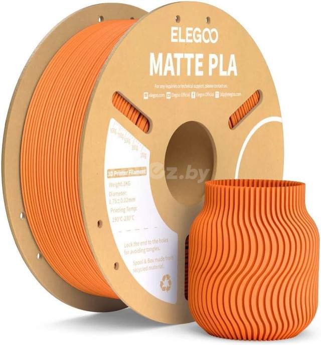 Филамент Elegoo PLA Matte (1.75 мм, 1 кг, оранжевый)