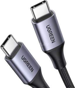 Кабель Ugreen US535 15311 USB Type-C - USB Type-C (1 м, черный)
